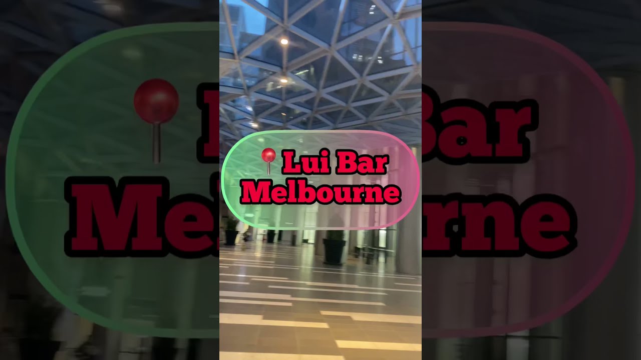 Best Rooftop Bar in Melbourne I Places to visit in Melbourne 