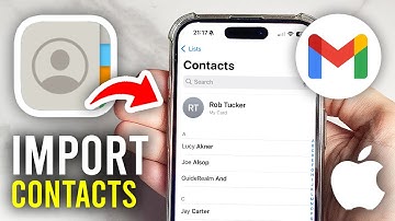 How To Import Gmail Contacts To iPhone - Full Guide
