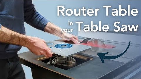 Add a Router Lift to your Table Saw Extension Wing
