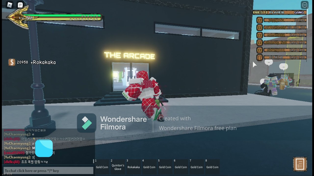 my arcade roll (yba/ Your Bizzare Adventure) YouTube