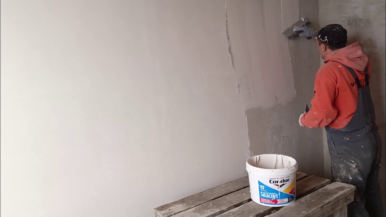 Шпатлёвка стен под обои, зачистка, грунтовка!