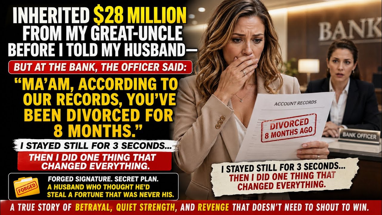 I made my husband breakfast and kissed him goodbye, still wearing the wedding ring he gave me six years ago. Two hours later, a bank officer glanced at his screen and said, “According to our...