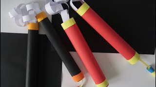 Paper Crafts - How to Make Paper Nunchaku for Beginner Tutorial