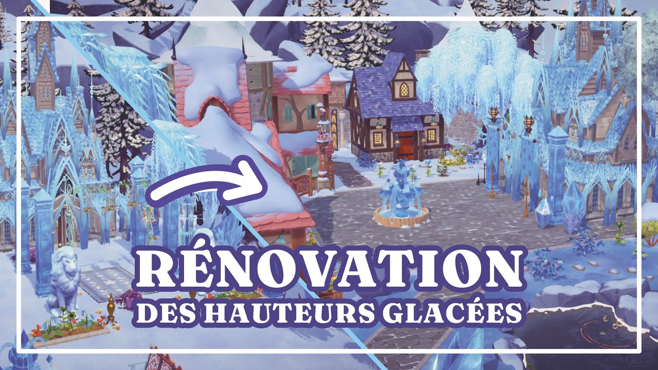 Rénovation des Hauteurs Glacées [Frosted Heights] ❄💙 Build & Decoration | Disney Dreamlight Valley