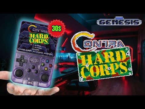Contra: Hard Corps On This 30$ Gaming Console | R36S Gameplay 2025