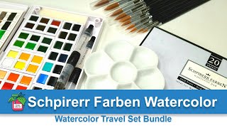 Schpirerr Farben Watercolor Travel Set Bundle And Speed Paint