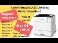 Canon imageCLASS LBP351x Driver Download and Setup Windows 11 Windows 10, Mac 14, Mac 15