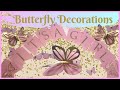 HOW TO MAKE BUTTERFLY DECORATIONS FOR A BABY SHOWER