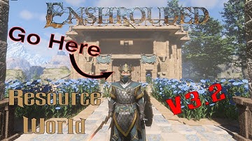 Enshrouded Resource World V3.2 Installation Guide | How to Access Massive Resources!