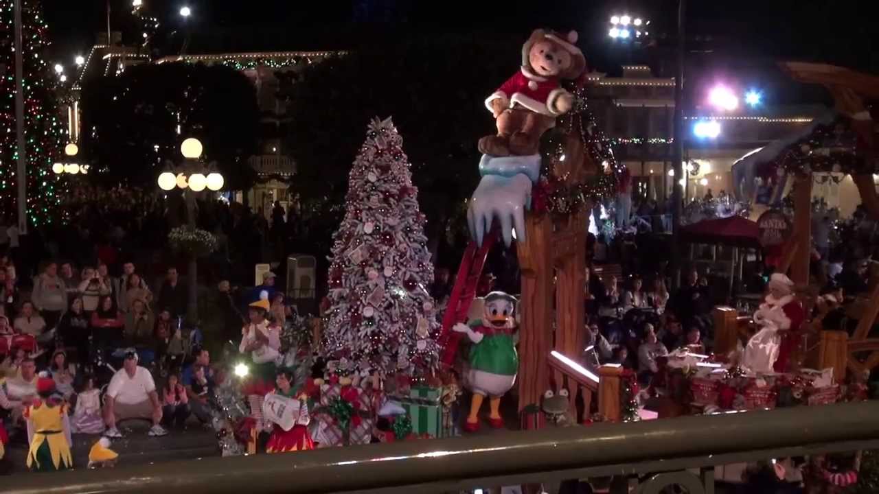 Disneyland Christmas, A Christmas Fantasy Parade Full Show Experience HD POV