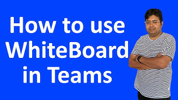 How to use WhiteBoard in Microsoft Teams | Tutorial