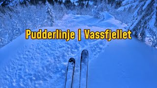 Offpistlinje i Vassfjellet vinterpark