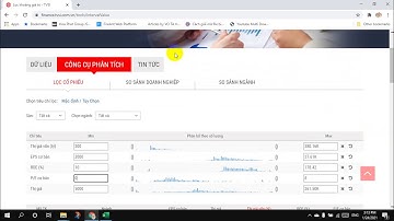 Bộ lọc cổ phiếu theo trang web TVSI