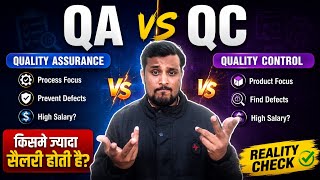 QA Vs QC Salary in Pharma Industry | Which Career Has More Scope | QA Vs QC Salary & Growth 📈