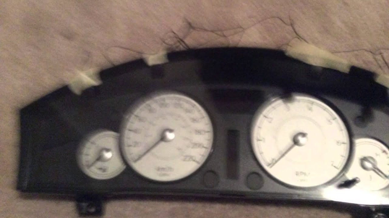 Chrysler 300 Instrument cluster Simple MOD for backlight failure YouTube