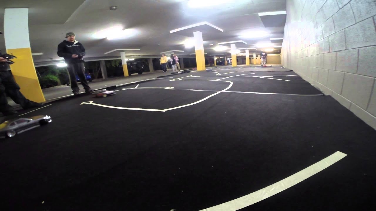 RC drifting on a carpet track YouTube