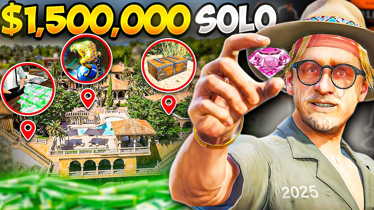 How To Make MILLIONS With The Cayo Perico Heist SOLO In GTA Online (2025)