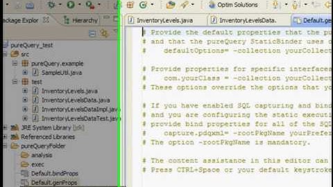 Developing a Java application that uses pureQuery annotated methods Part 3