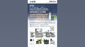 Live from Las Vegas | CXM Machinery Showcasing Vape & Packaging Machines  #machine  #cxm #MJBizCon