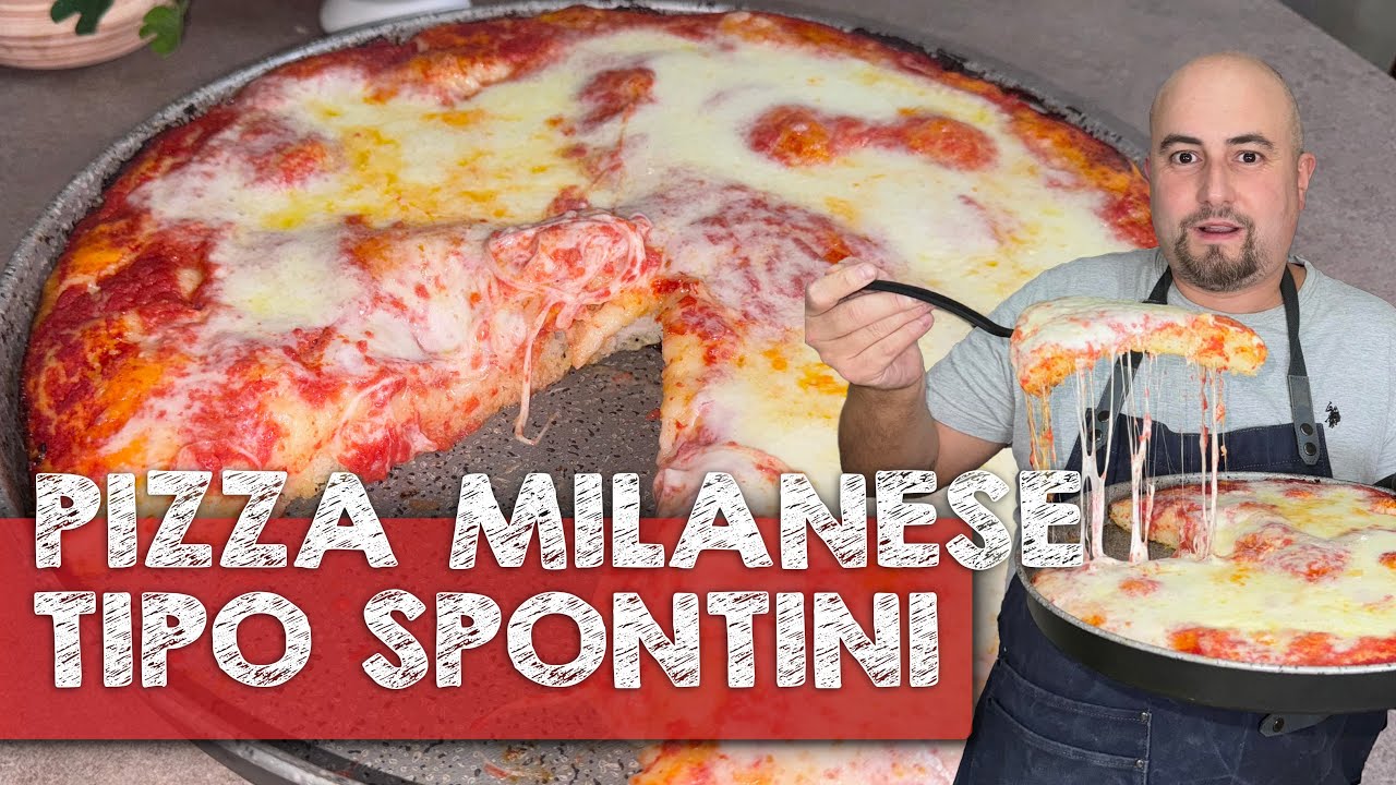PIZZA MILANESE TIPO SPONTINI