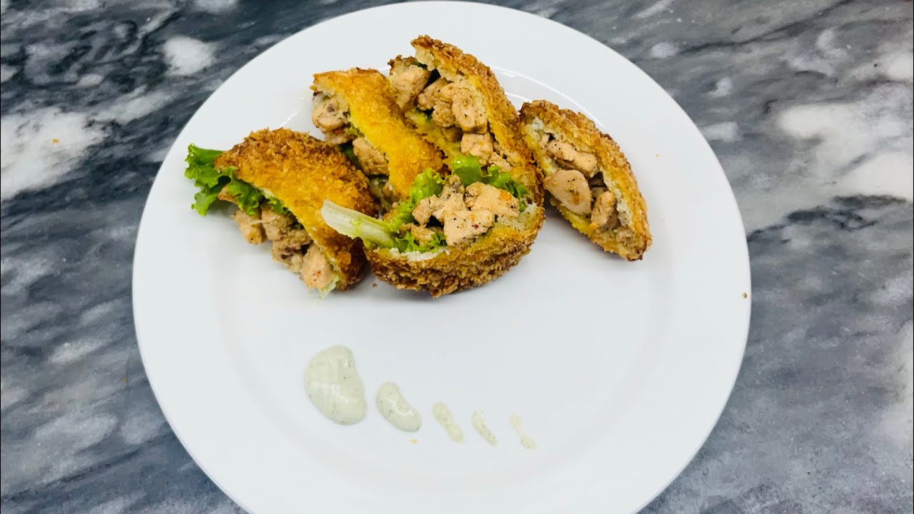 Chicken bread pockets | Ramadan special | kitchen with sehr