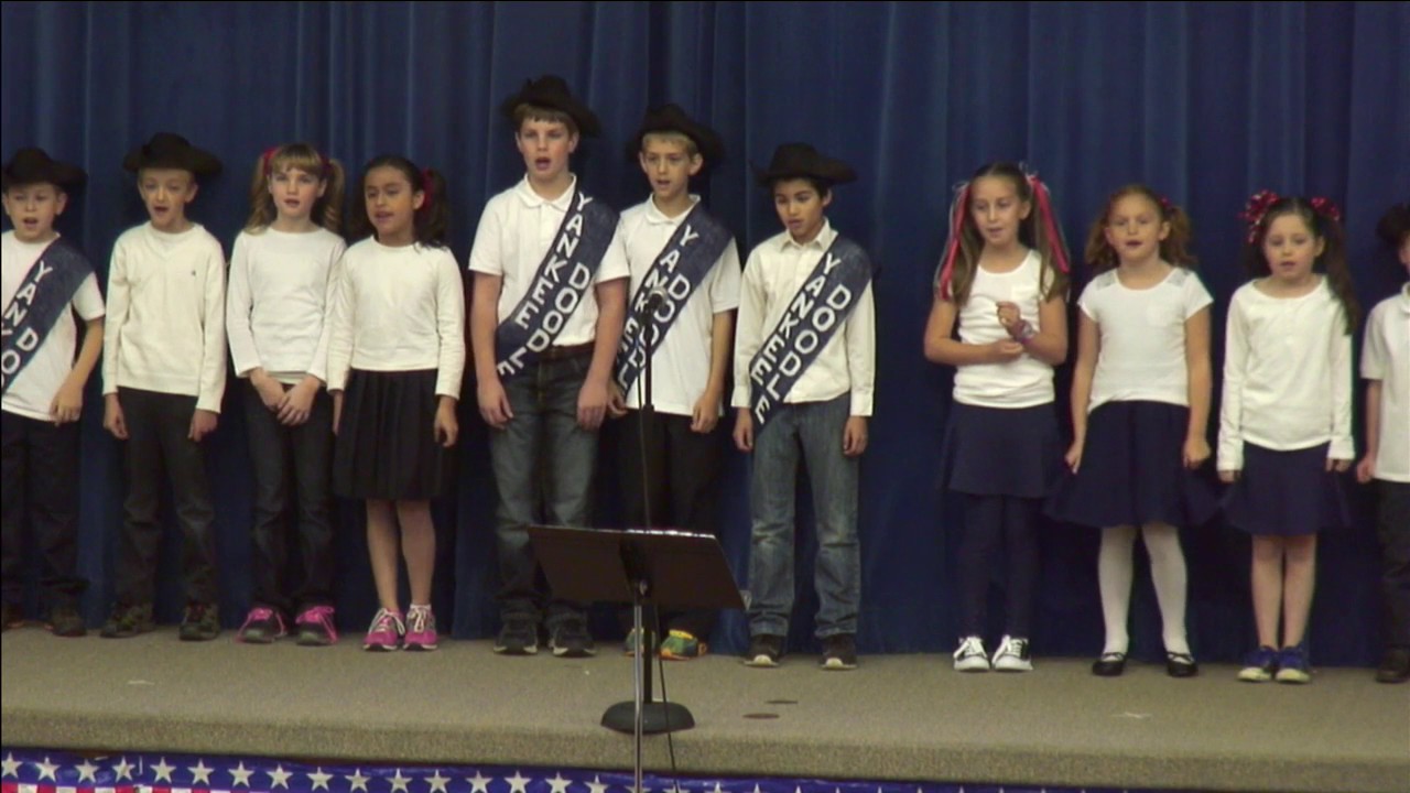 Northwoods Elementary School Veterans Day Program Grades 14 YouTube
