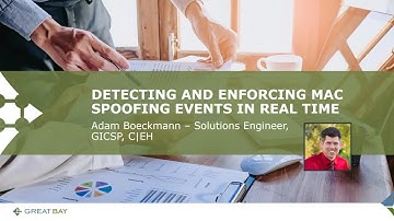 Demo Video: Detecting and enforcing MAC spoofing events in real time