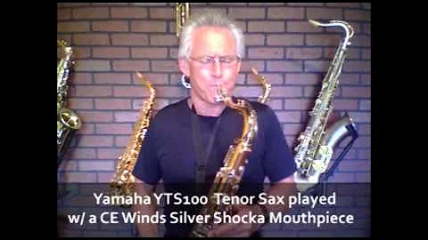 SAXMALL.COM Yamaha YTS-100 Tenor Saxophone Sax played w/ CE Winds Silver Shocka mouthpiece