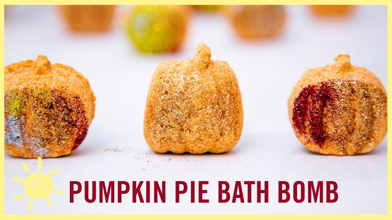 DIY Pumpkin Pie Bath Bombs YouTube