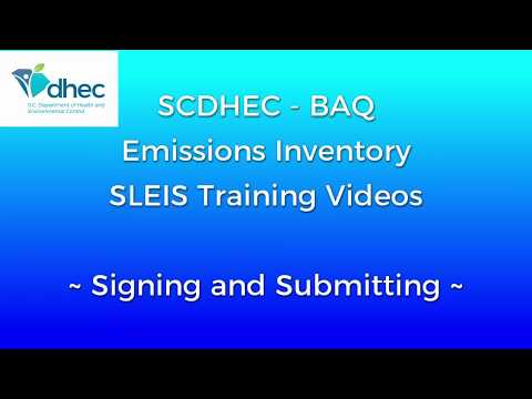 SLEIS - Signing and Submitting