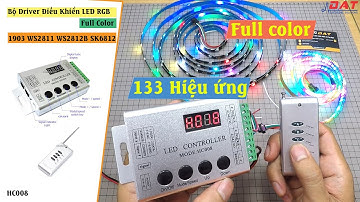 Bộ Driver Điều Khiển LED RGB Full Color 1903 WS2811 WS2812B SK6812 - HC008 | Điện tử DAT