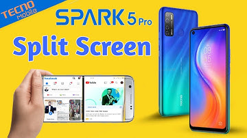 How to split screen in Tecno Spark 5 Pro