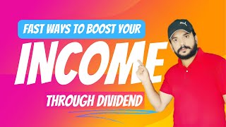 Passive Income With dividend | Stock Market | Fast way