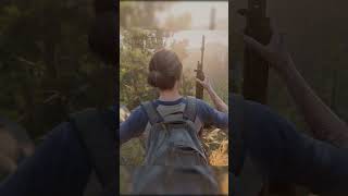 Ellie learns to shoot from a distance  #ShortsGaming #GamingClips #YouTubeGaming
