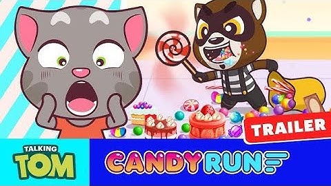 MY TALKING TOM CANDY RUN PART-7🐼🐻🐻🐈