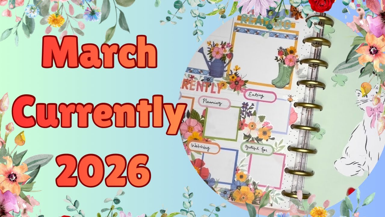 March Currently PWM 2026 / Happy Planner Classic