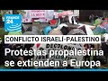 Protestas propalestinas se expanden por las universidades de Europa • FRANCE 24 Español