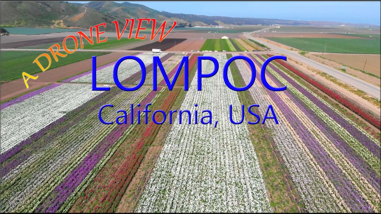 Lompoc,  VAFB, Surf Beach; a Drone View