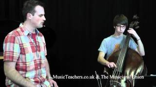 Double Bass Lesson: Geth Griffith: 3 Bossa Nova Bass Line and Skip Beats