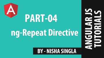 AngularJS Tutorial 4 - ng-Repeat