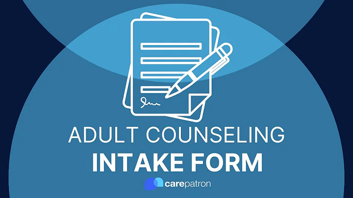 Adult Counseling Intake Forms