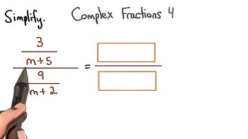 Complex Fractions Practice 4 - Visualizing Algebra
