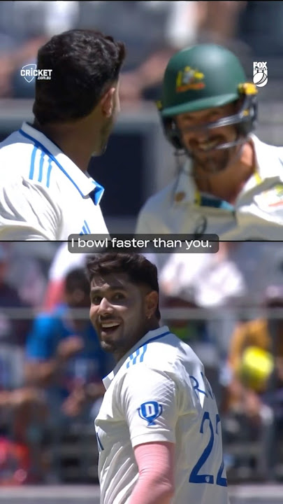 Starc tells Harshit to pitch it up … or else! 🥶 #AUSvIND