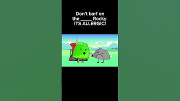 Don’t barf on the ___ Rocky ITS ALLERGIC! #bfdi #bfdia #idfb #bfb #tpot