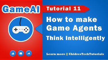 How to make Game agents Think Intelligently - Game AI Tutorial 11 🚀