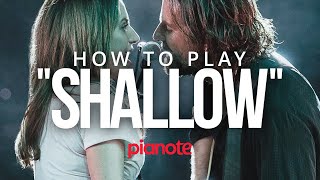 Video thumbnail of "How To Play "Shallow" (Piano Song Tutorial)"