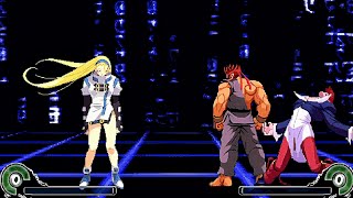 M.U.G.E.N - Millia Rage vs Evil Ryu e Orochi Iori