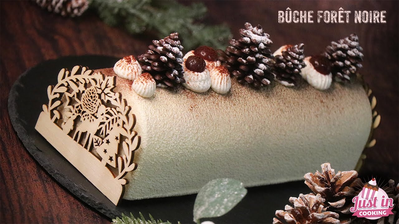 ❅ Recette de Bûche de Noël façon Forêt Noire ❅ 