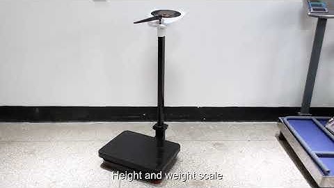 how to use a digital height and weight scale?