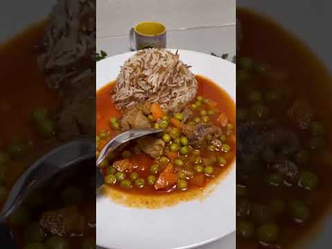 يخنة البازلاء مع اللحم والجزر يخنة اللحم طبخ وصفاتي اكل اكل سريع وصفات صحية  